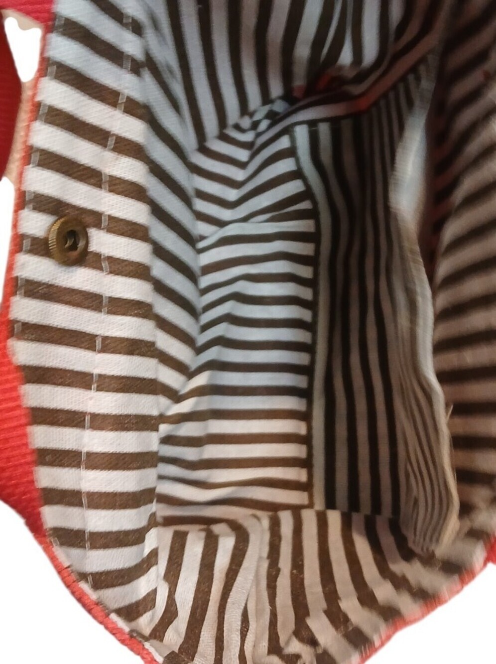 Peanuts -Corduroy ECO Friendly Tote/Hand Bag,The Whole Gang is Here,Inside Pocke - Picture 10 of 12